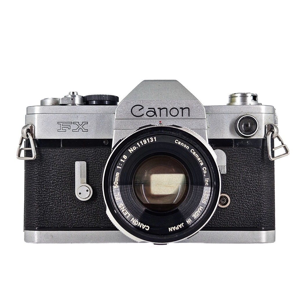 Canon FX + Canon FL 50mm f/1.8 | SLR Film Camera + Lens | Good