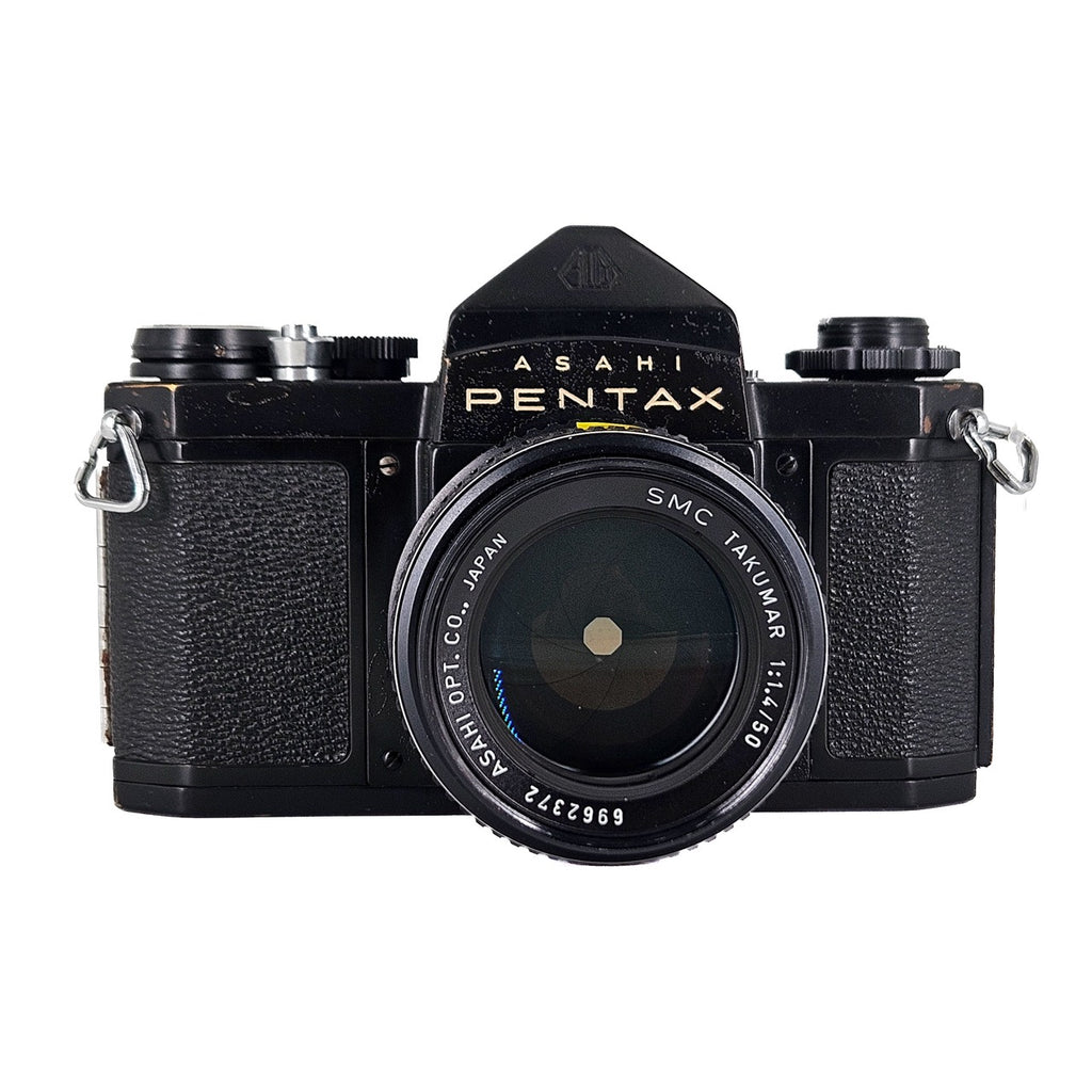 Asahi Pentax SV + SMC Takumar 50mm f/1.4 | SLR Film Camera + Lens | Excellent