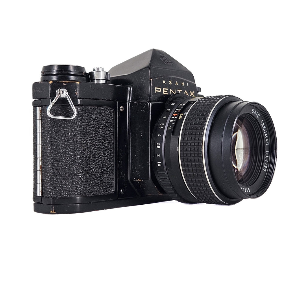 Asahi Pentax SV + SMC Takumar 50mm f/1.4 | SLR Film Camera + Lens | Excellent