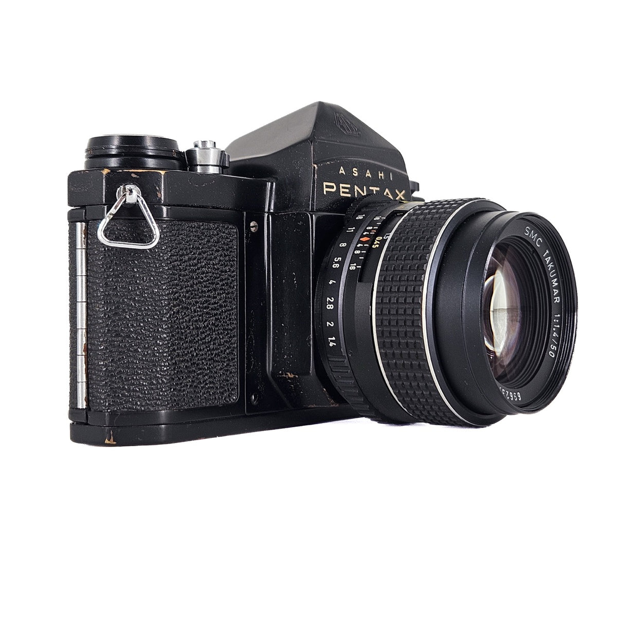 Asahi Pentax SV + SMC Takumar 50mm f/1.4 | SLR Film Camera + Lens | Excellent