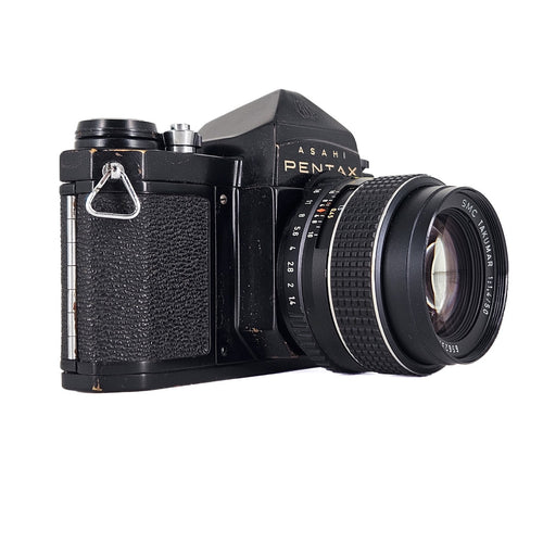 Asahi Pentax SV + SMC Takumar 50mm f/1.4 | SLR Film Camera + Lens | Excellent