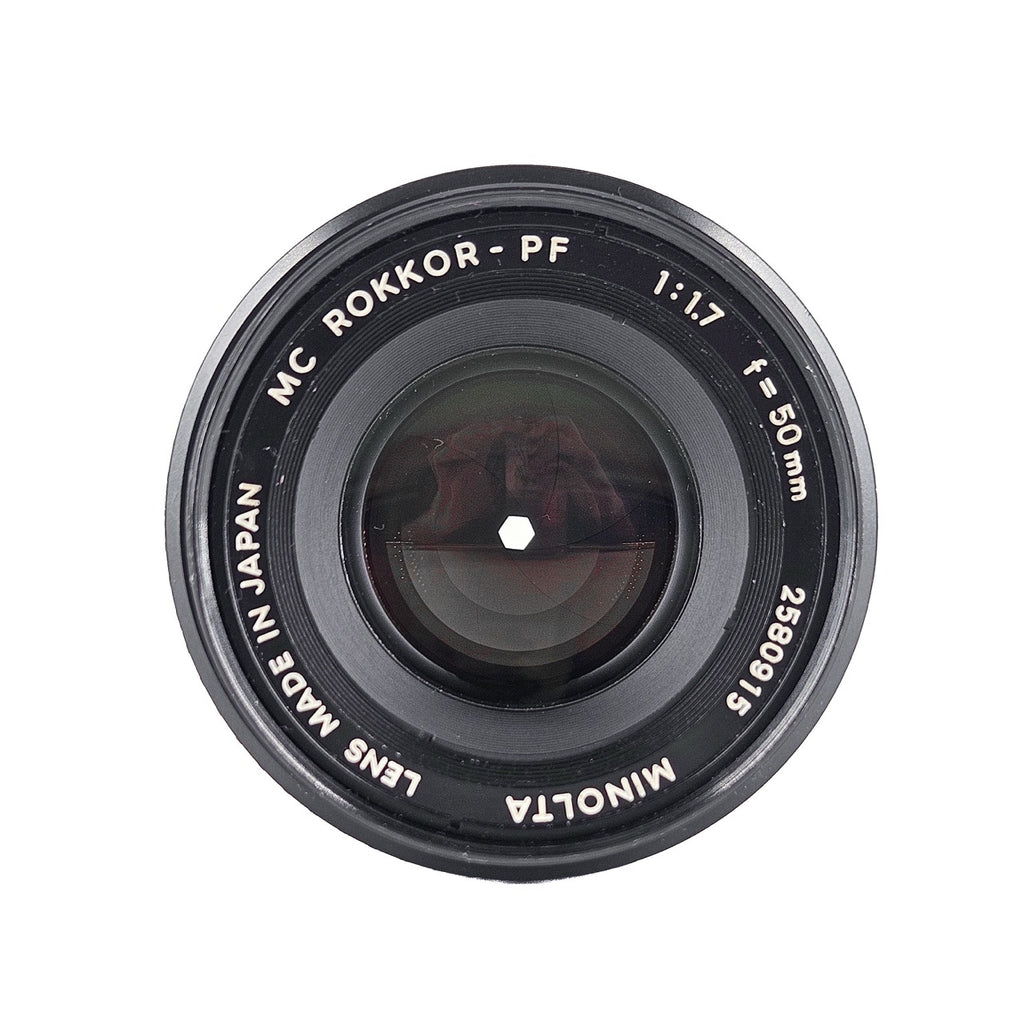 Minolta MC Rokkor-PF 50mm f/1.7 Lens | Minolta SR Mount | Excellent
