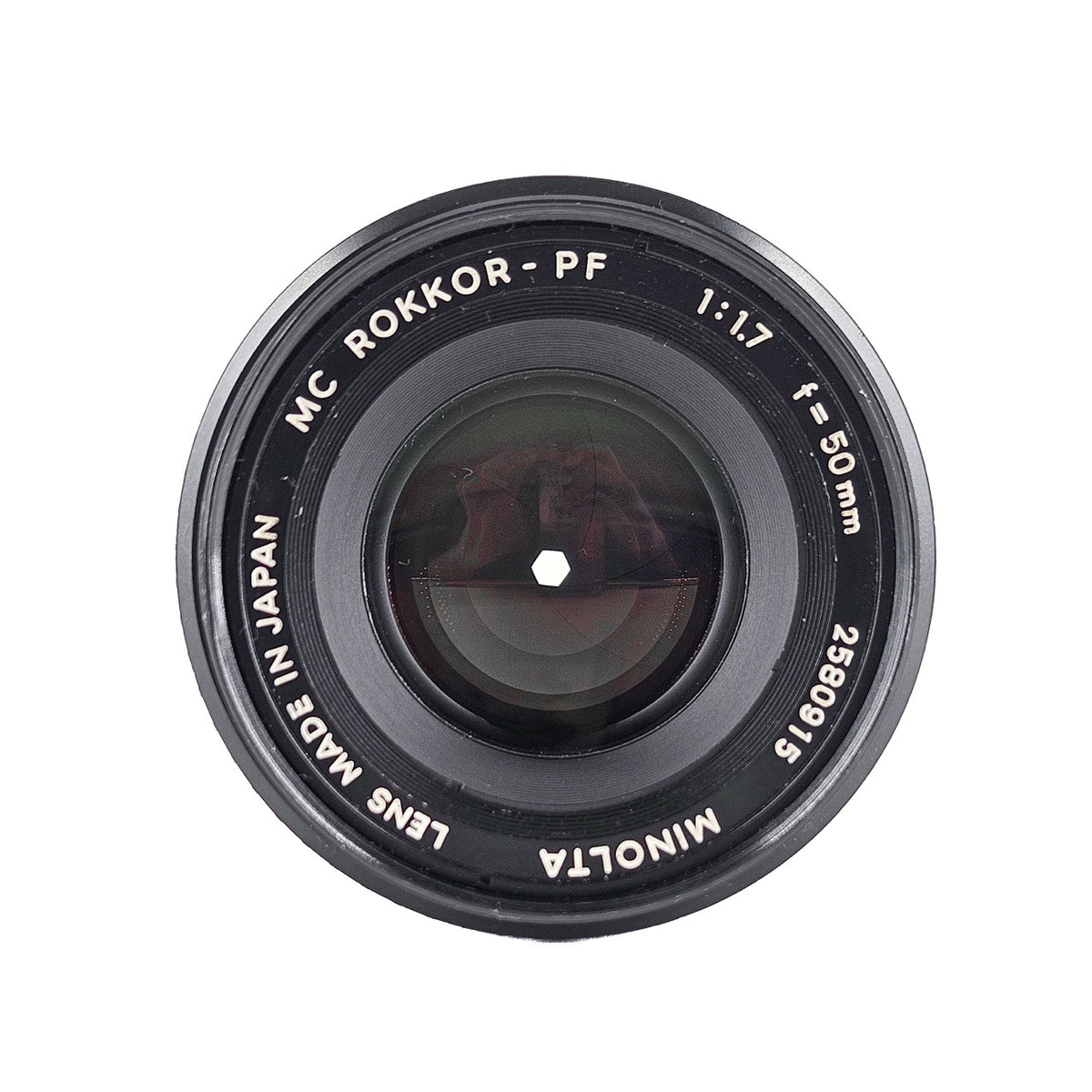 Minolta MC Rokkor-PF 50mm f/1.7 Lens | Minolta SR Mount | Excellent