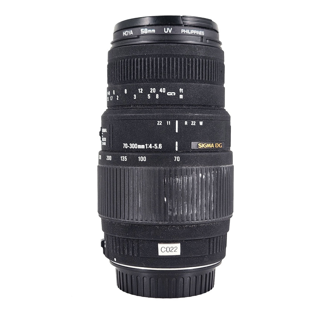 Sigma DG Zoom 70–300mm f/4–5.6 Lens | Canon EF Mount | Excellent