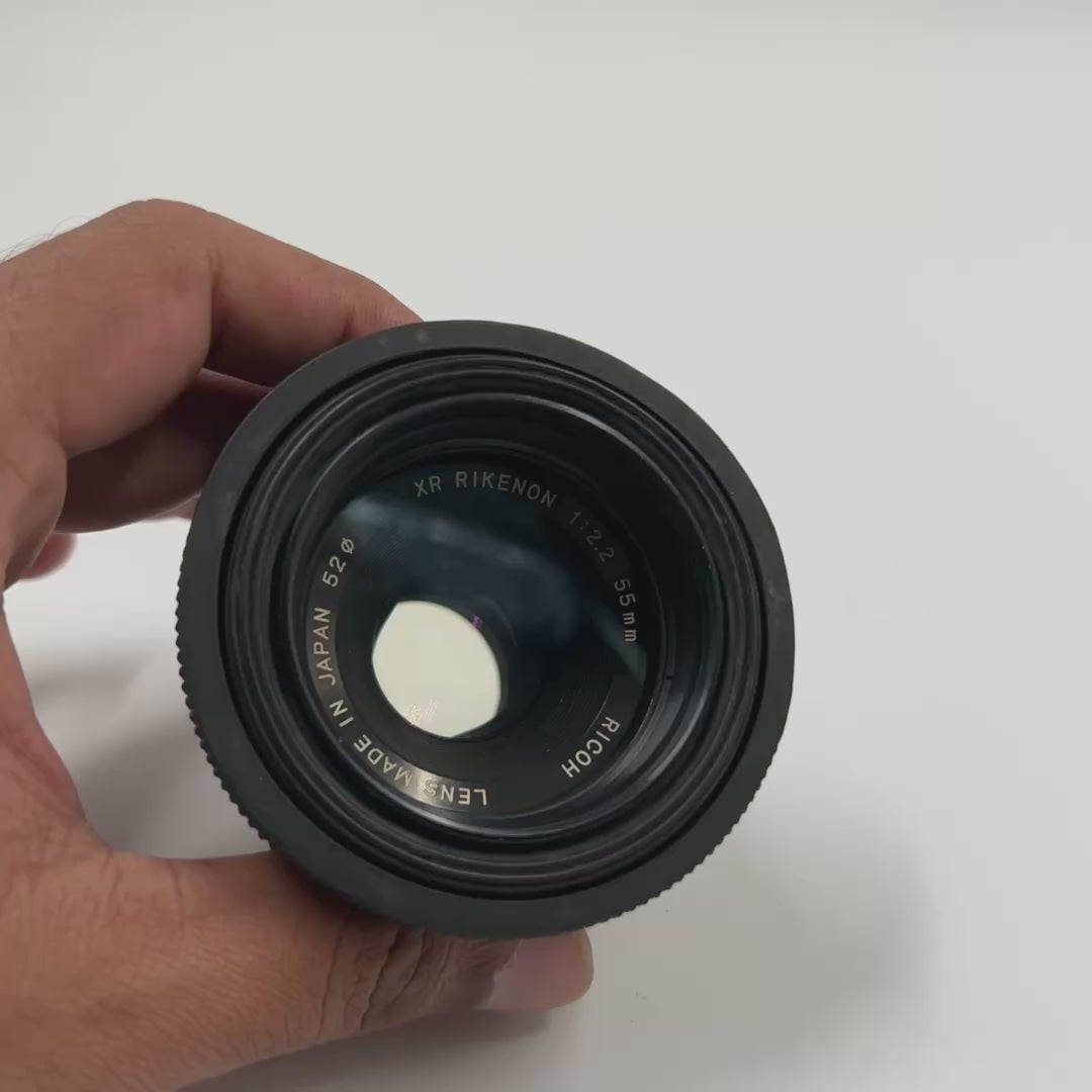 XR Rikenon 55mm f/2.2 Lens | Pentax K Mount | Fair