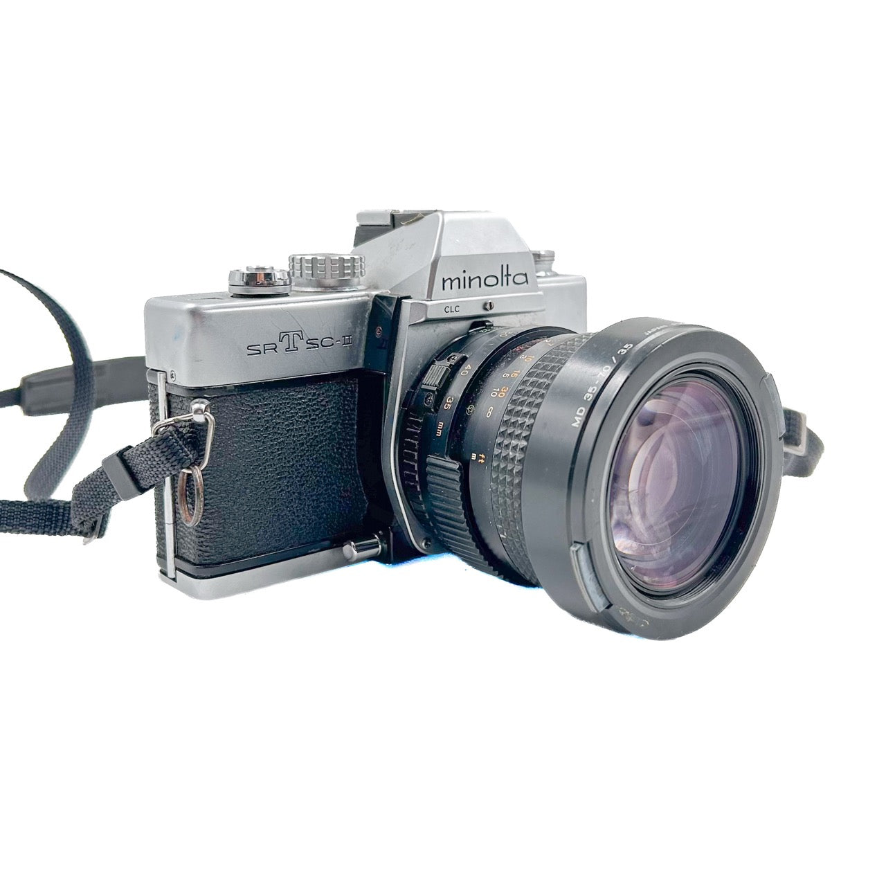Minolta SR-T SC-II + Minolta 35-70mm f/3.5 | SLR Film Camera + Lens | Good