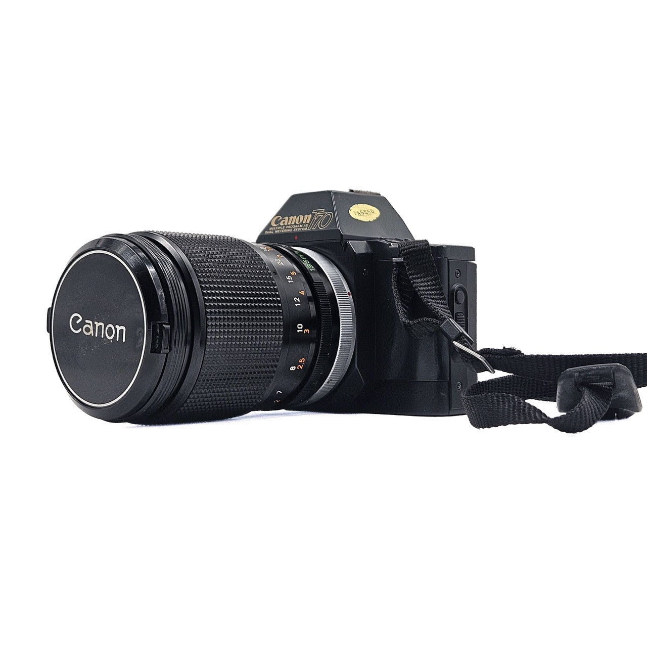 Canon T70 + Canon 135mm f2.5 | SLR Film Camera + Lens | Good