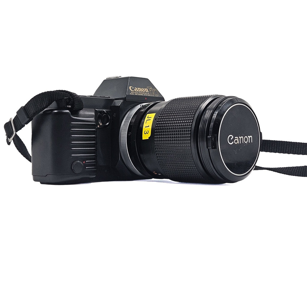 Canon T70 + Canon 135mm f2.5 | SLR Film Camera + Lens | Good